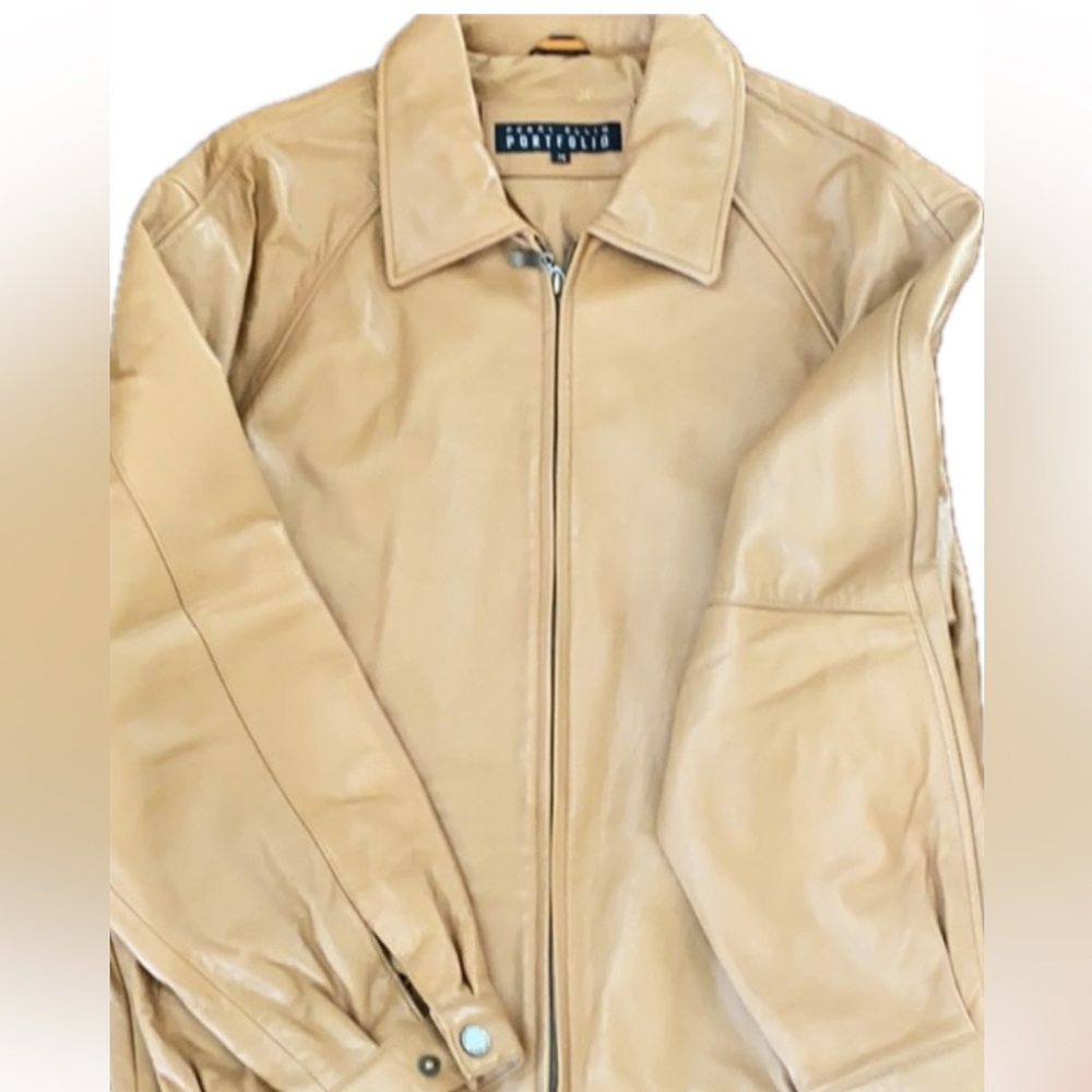 Perry Ellis Tan Military Field Jacket